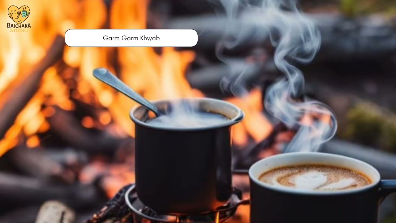 Garm Garm Khwab ☕💭✨ | Coffee & Rain Songs | Romantic Dreamy Song | Raahi Official | Baichara Studio