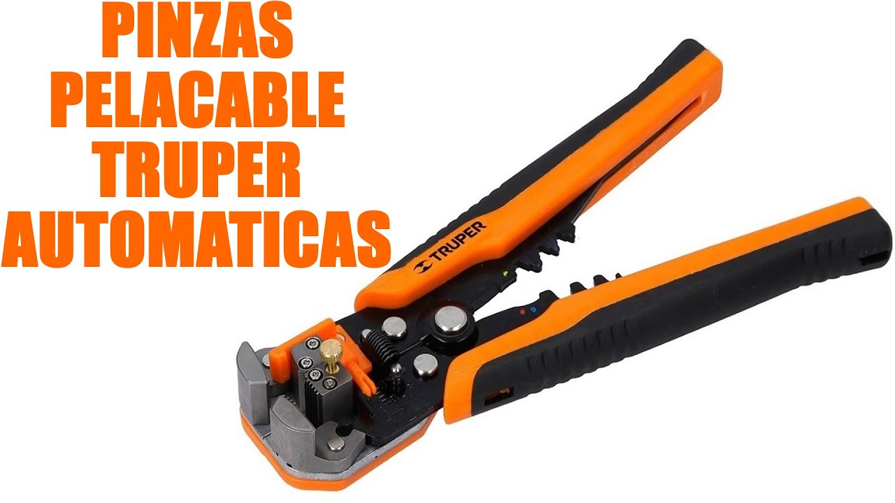 PINZAS PELA CABLE TRUPER - YouTube