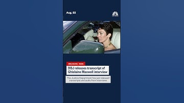 DOJ releases transcript of Ghislaine Maxwell interview