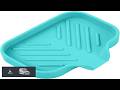 MicoYang Silicone Bathroom Soap Dishes with Drain Spout Bathroom and Kitchen Sink