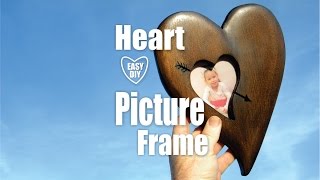 DIY Wood Heart Picture Frame Valentines Day Craft screenshot 2