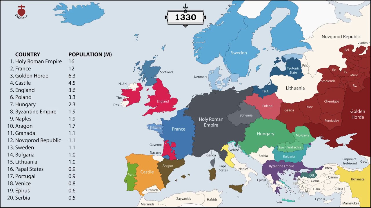 Update New The History of Europe: Every Year