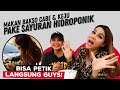 MAKAN BAKSO ISI CABE & KEJU PAKE SAYURAN HIDROPONIK PETIK LANGSUNG GUYS‼️ WITH @Aiman Ricky