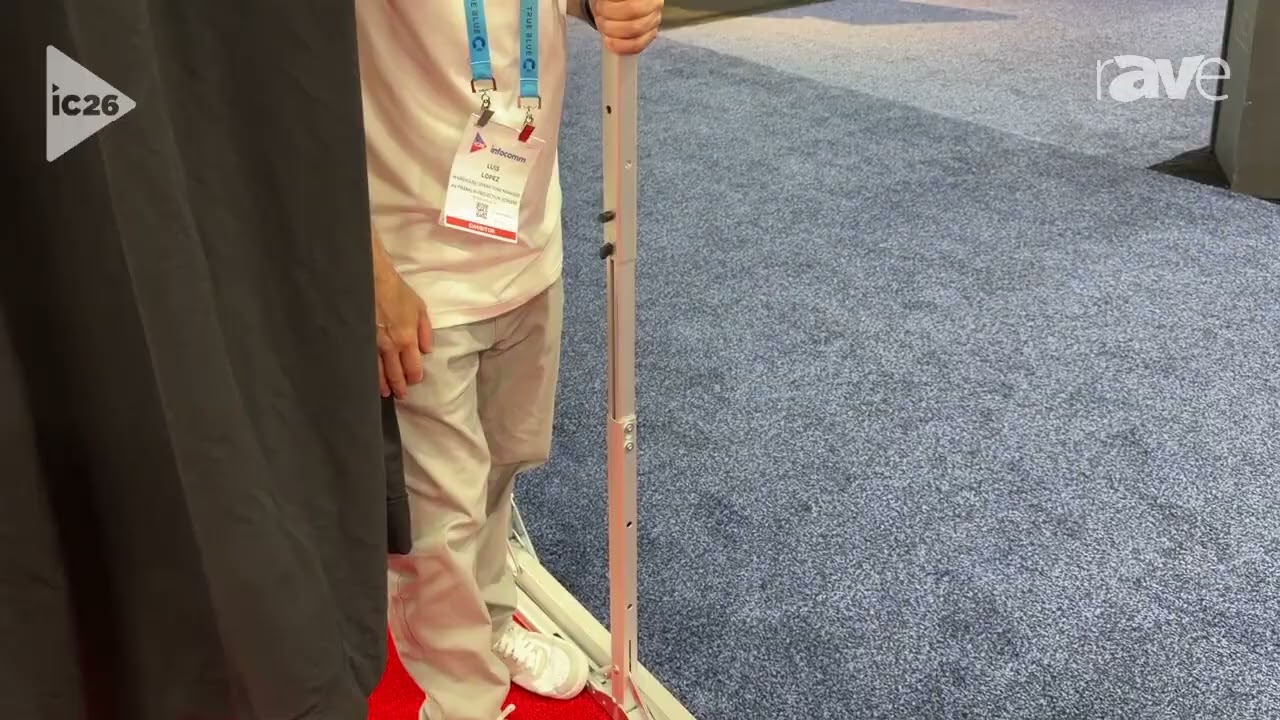 InfoComm 2026: AV Franklin Projection Screens Shows Off Dynamic 32 T-Leg Adjustable Mount