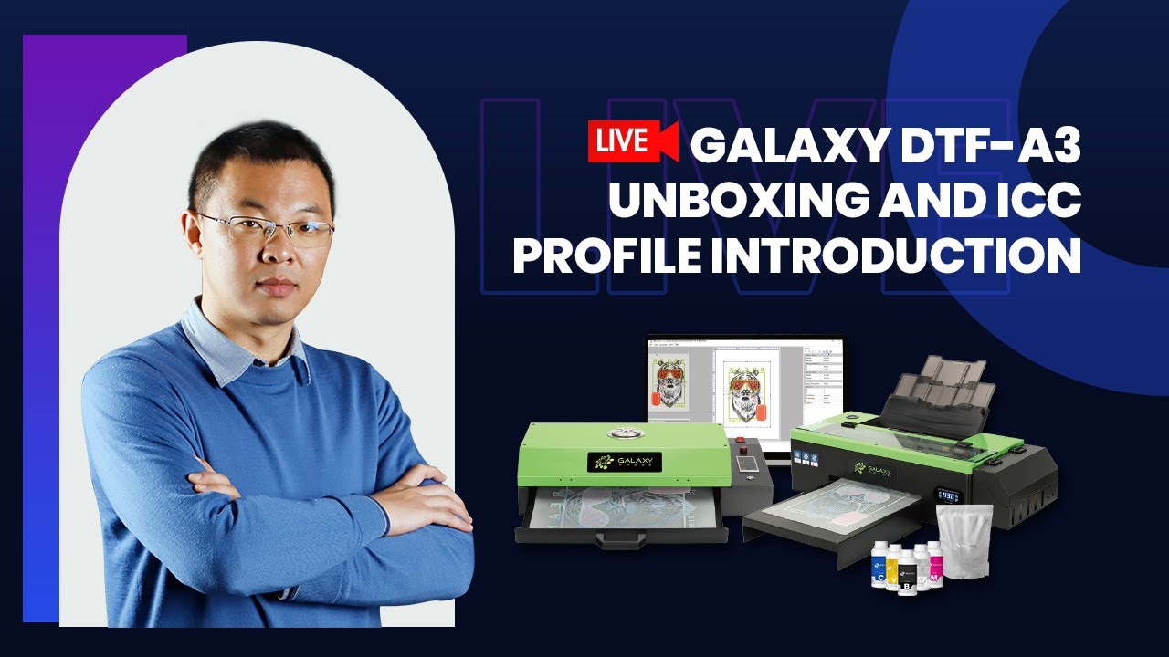 Pack A3 DTF Galaxy GS-DTF-ROL (Printer + Drying oven)