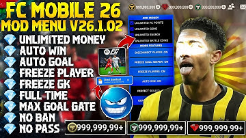 FC MOBILE MOD MENU V26.1.02 ✅ Unlimited Money+Fc Points |Fc Mobile Mod Menu | FC MOBILE MOD APK 2025