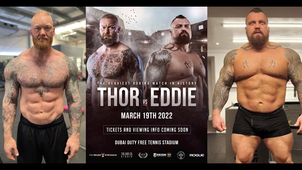 Thor vs Eddie Hall Boxing fight 2022 - The Heaviest Boxing Match in History 