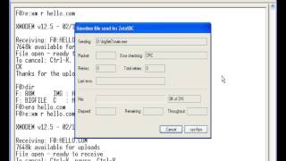 XMODEM on CP/M