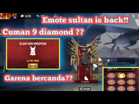 Cuman 1 Kali Spin Cara Mendapatkan Emote Throne Emote Sultan