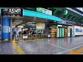 [ASMR] Heavy Rain and Thunder in Tokyo Walking Until the Rain Clears | Japan 4K HDR