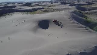 DJI Drone Mavic Pro at Little Sahara Sand Dunes Utah October 2017 ATV Yamaha YFZ 450 HD 4K