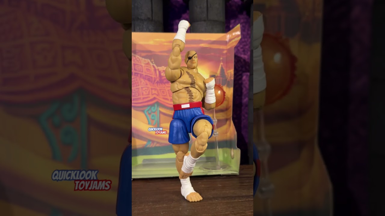 SAGAT Street Fighter Ultra 2 QUICK LOOK Jada Toys Action Figure Review