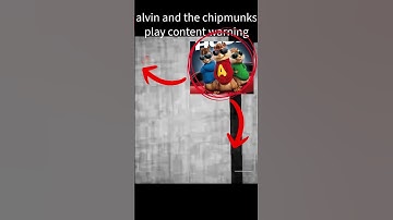 alvin and the chipmunks play content warning  #contentwarning#alvinandthechipmunks #shorts #funny