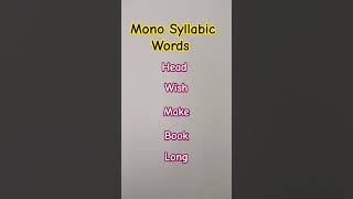 Famous Mono Syllabic Words #syllabification #mono #shorts #shortsfeed #reels #shortsviral #short #thunivu Wealth