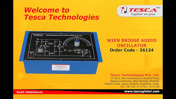 Wein Bridge Audio Oscillator Training Kit | Wien Bridge Oscillator-Electronic Devices || Tesca 36124