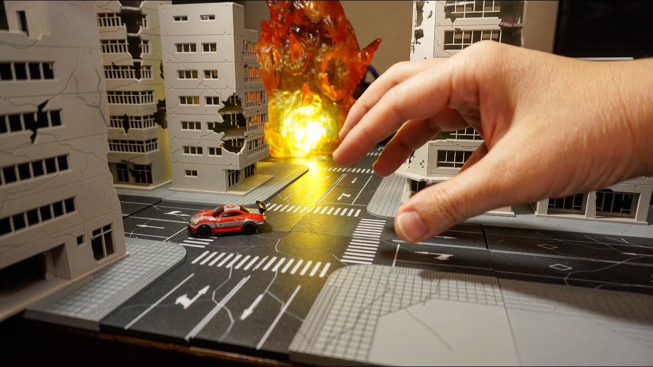 これが無いと生きていけないw サムネの材料道路のジオラマセット