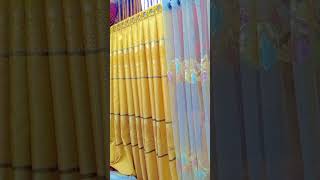 fancy warganza embroidery curtain new design 2026