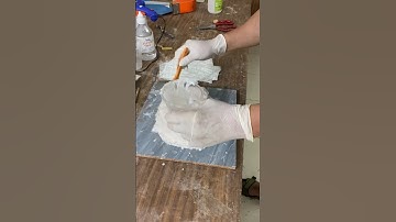 hướng dẫn học viên cao tuổi các làm vỏ khuôn bằng nhựa composit và sợi thuỷ tinh # #composite #khuôn