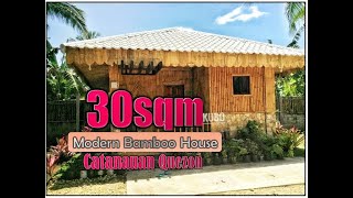 BAMBOO HOUSE || CONCRETE MONDERN BAHAY KUBO | 30SQM