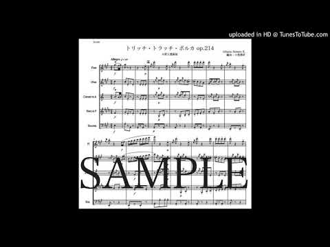 ヨハン・シュトラウス2世「トリッチ・トラッチ・ポルカ」木管五重奏版（編曲：中島雅彦）