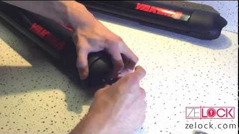 How To Install a Yakima Lock Core into a Yakima Ski Rack