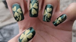 patrick st nail shamrock clover nails diy rlc