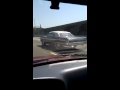 Clean impala on freeway