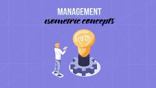 Management - Isometric Concept After Effects Templates