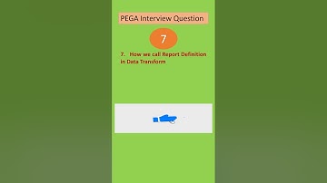 question - 7 pega interview questions #pega #RD #Reportdefinition #reports  #pega interviewquestions