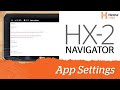 Hema HX-2 | App Settings