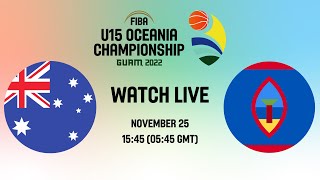 SEMI-FINALS: Australia v Guam | Full Basketball Game