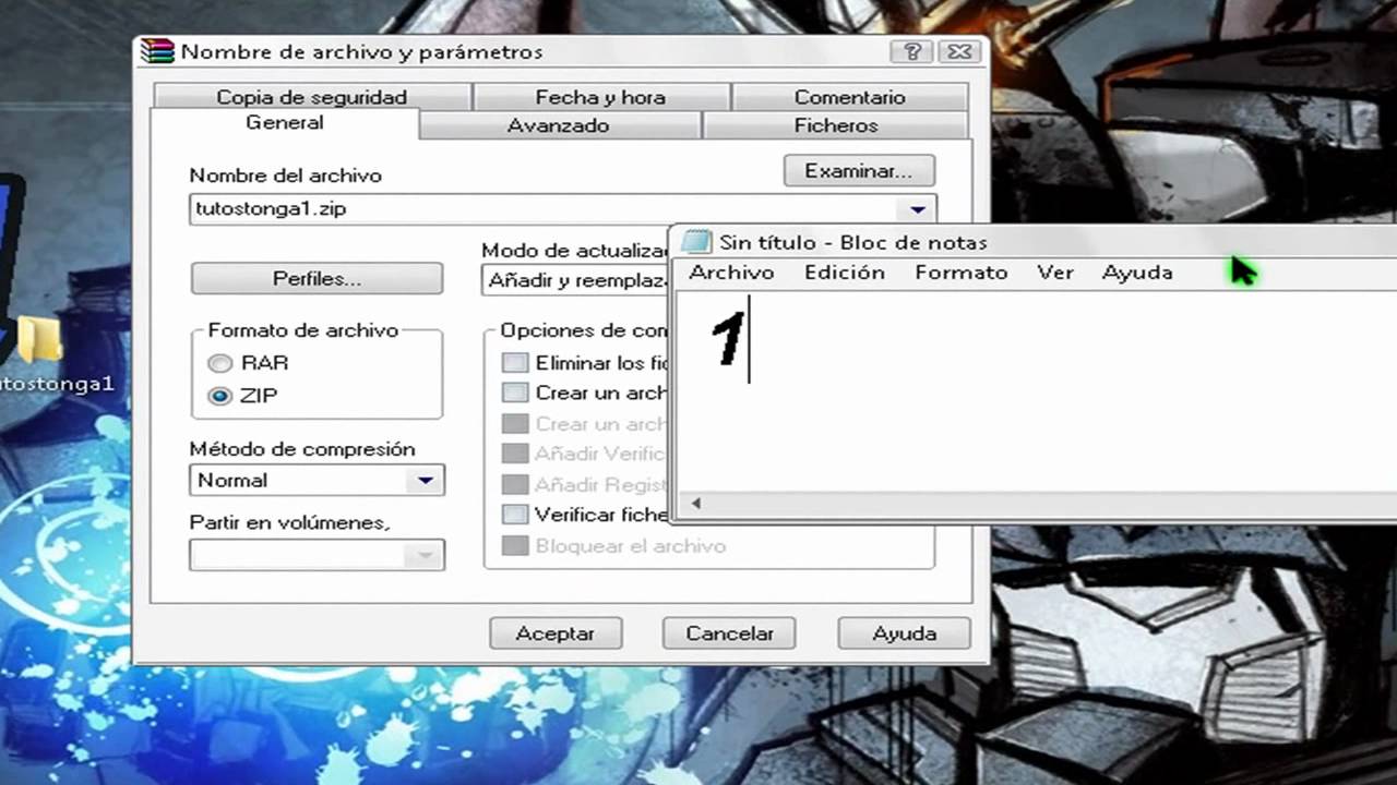 Pasar Archivo Comun A Rar O Zip YouTube