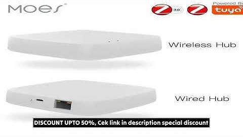 MOES Tuya Gateway Hub Smart Home Bridge Synthesis Link includ Bluetooth/Zigbee Gateway and