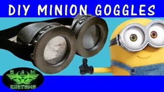 DIY DESPICABLE ME MINION GOGGLES