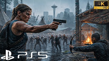 Abby & LEV Fight for Life in Seraphite Island | Last of Us Ultra Immersive Graphics Gameplay