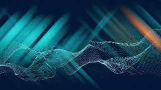 Glowing Particle Wave Abstract Loop 4K
