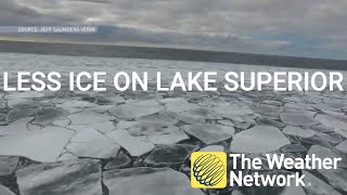 Lake Superior's drastic decline in ice coverage highlighted in new study