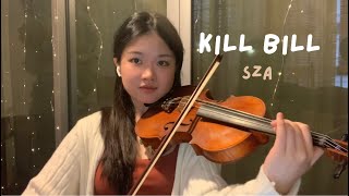 Kill Bill - Sza | Violin Cover by XJ Violin with Sheet Music Resimi