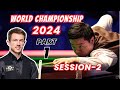 Ding Junhui vs Jack Lisowski | World Championship Snooker 2024 | Session 2 - Part 1