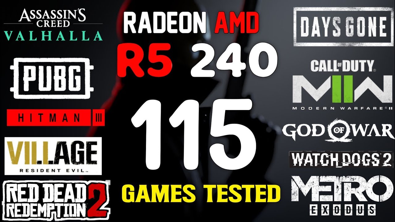 TOP 115 GAMES | AMD R5 240 1GB DDR3 | Core i5 2400 - 8GB RAM IN 2023 ...