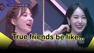 WJSN Eunseo and VIVIZ SinB interaction | Meaning of True Friendship