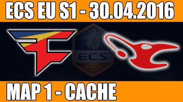 FaZe Clan vs Mousesports | Map 1 (Cache) ECS EU Season 1 2016 CS:GO Week 3 (29.04.2016)