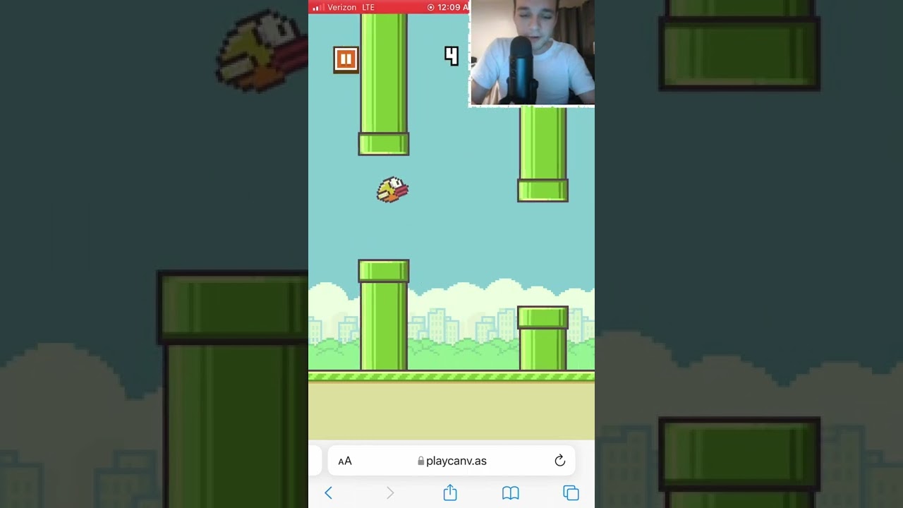 Flappy Bird - Jogando em 2023 #jogosmobile #flappybird #gamesnotiktok