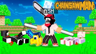 Playing as CHAINSAW MAN in Minecraft! screenshot 5