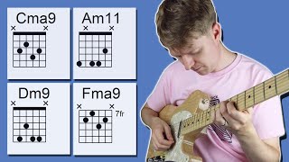 Hi, steve here. in this video, i'll teach you 5 useful chord shapes to
get started with math rock guitar. while these chords have their roots
jazz guitar,...