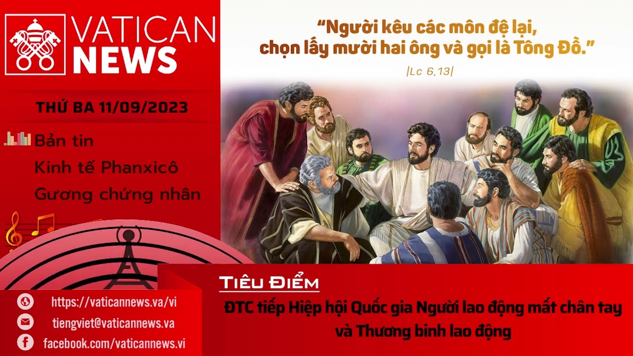 Radio thứ Ba 12/09 /2023 - Vatican News Tiếng Việt