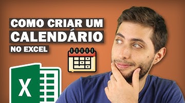Como criar um CALENDÁRIO NO EXCEL - Passo a Passo