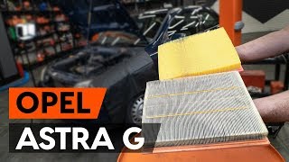 Hoe Vervangingsfilter vervangen OPEL ASTRA F CLASSIC Saloon - video gratis online