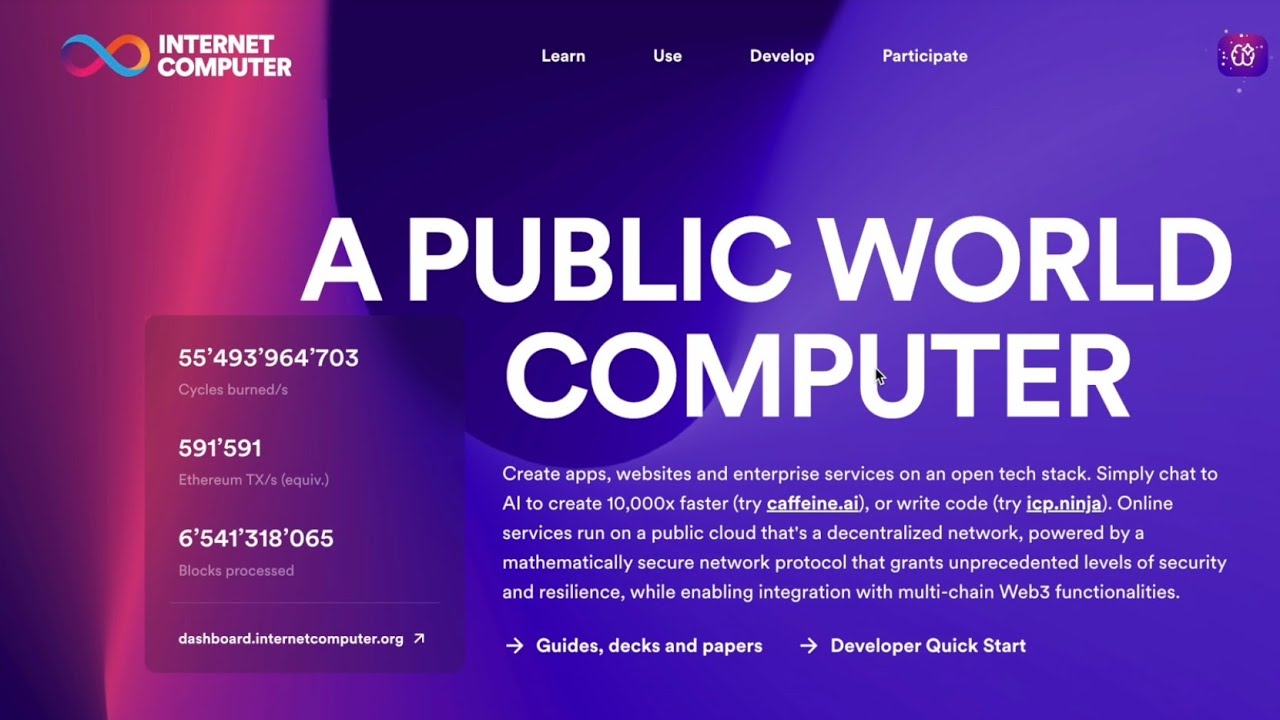 Inside the Internet Computer: The Dashboard Big Tech Doesn’t Want You to See