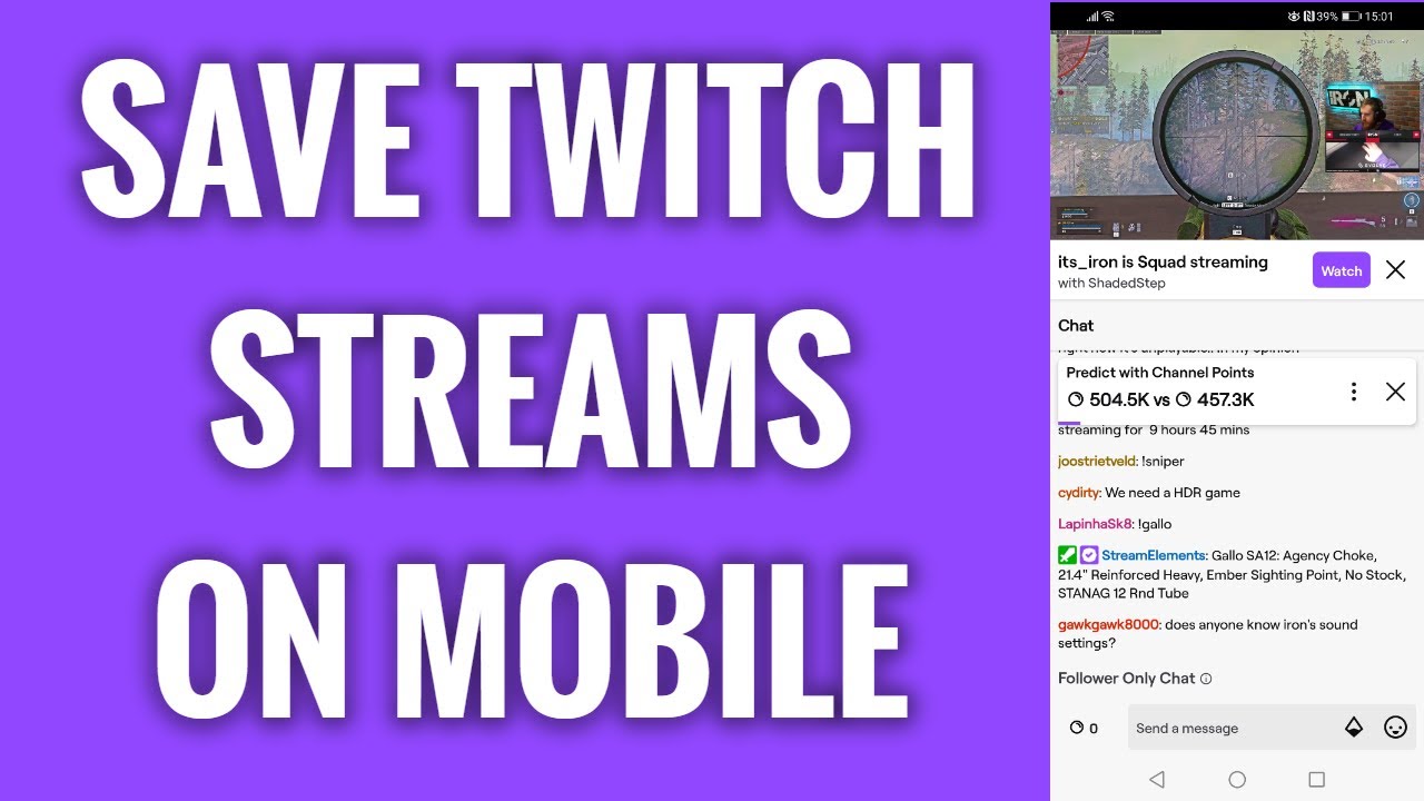 Watching Twitch on Android Devices